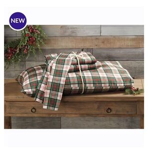 Tartan Plaid Microfiber sheet set🎄🤶